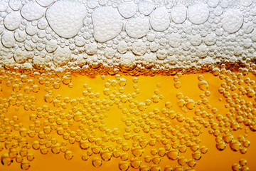 Close up photo of beer