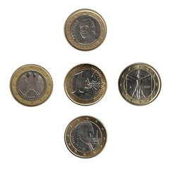 euro coins of different nations