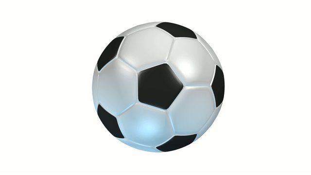 football ballon rotation loop 360°hq