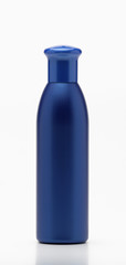 Blue plastic bottle