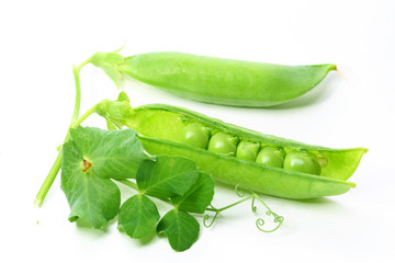 isolated peas