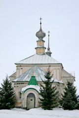 Fototapeta na wymiar The Golden Ring of Russia. Suzdal. Church