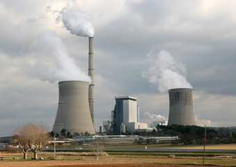 Fototapeta na wymiar Gardanne - Thermal Power Plant # 2