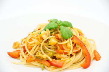 pasta with shrimps