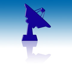 Antena azul para web 2.0