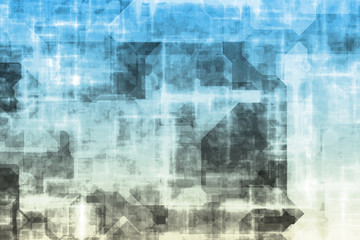 Fototapeta premium Futuristic Technology Abstract