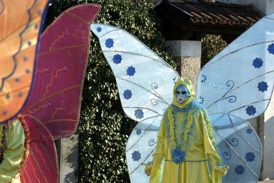 maschera di farfalla