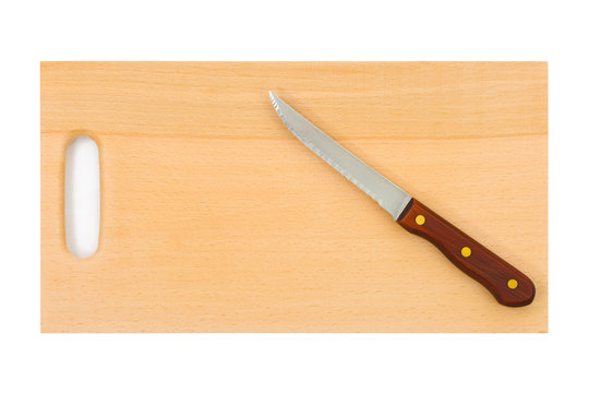 Knife And Chopping Board