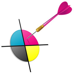 CMYK darts