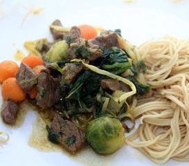 Rindfleisch mit Gemüse