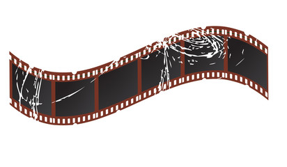 Fototapeta premium Grungy film