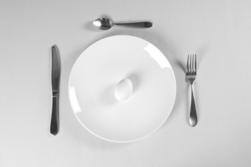 White Plate and Diet