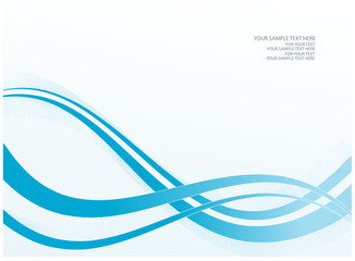 Naklejka premium abstract aqua design