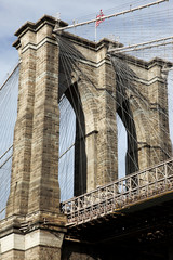Fototapeta premium classical NY - Brooklyn bridge