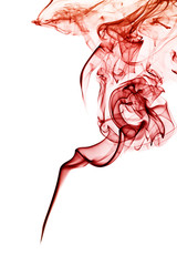 abstract smoke isolated on white