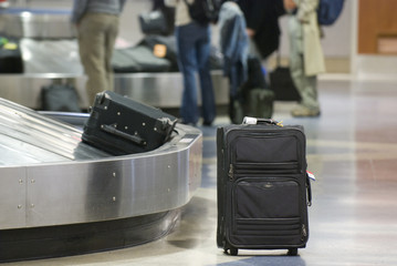waiting at the baggage claim