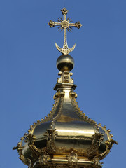 Fototapeta na wymiar the main dome of the Church