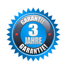 3 jahre garantie