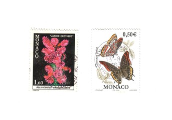 two stamps principality of monaco