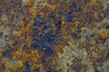 grunge rusty metal plate
