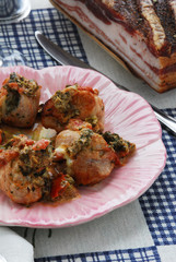 Bocconcini di tacchino e pancetta - Secondi di carne veneto