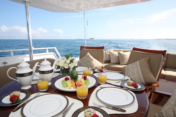 Breakfast at sea
