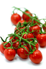 rispentomaten - freigestellt auf weiss