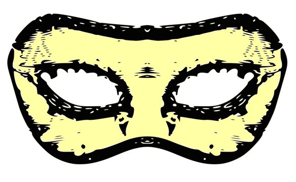 Carnival mask or maschera carnevalesca 