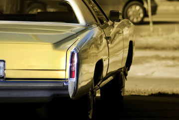 Yellow Classic Car
