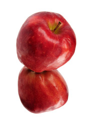 Red apple isolated on white