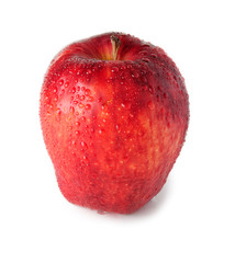 Red apple isolated on white