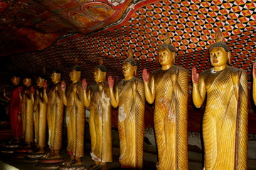 Grotte du temple d'Or à Dambulla, Sri Lanka