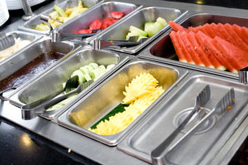 dessert buffet - fresh fruit