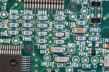 PCB board with small devices