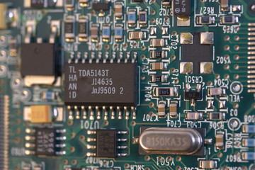 PCB board with small devices