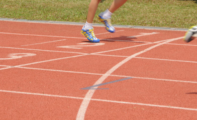 Fototapeta premium running competition