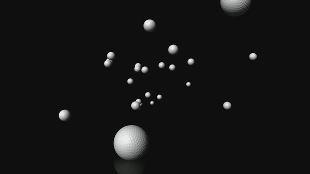 Moving golf balls