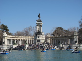 Fototapeta na wymiar Monument à Alfonso XII