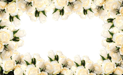 rose border with space for text