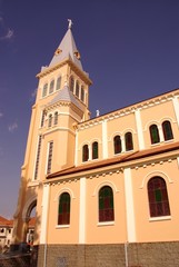 Fototapeta na wymiar The cathedral of Dalat in Vietnam