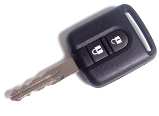 car key, isolated on white