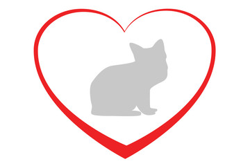 Herz für Katzen