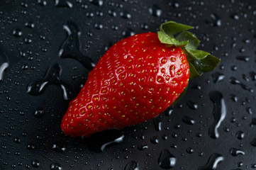 Fresa y gotas
