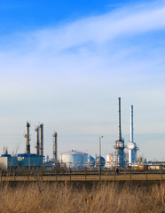 Part of refinery