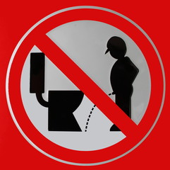 Hygiene, Schild, Toilette
