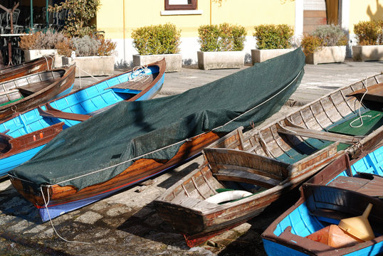 Barconi al lago d'Orta