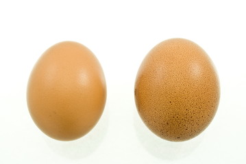 two eggs