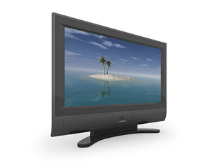 Fototapeta premium Flat screen TV