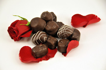 chocolates and roses