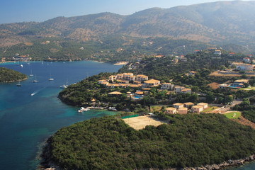 Fototapeta na wymiar Aerial view on Sivota Greece